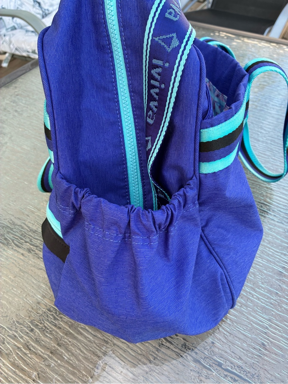 Ivivva By Lululemon Royal Blue "In The Game" Duffle Gym Overnight Weekender Bag - Picture 8 of 16